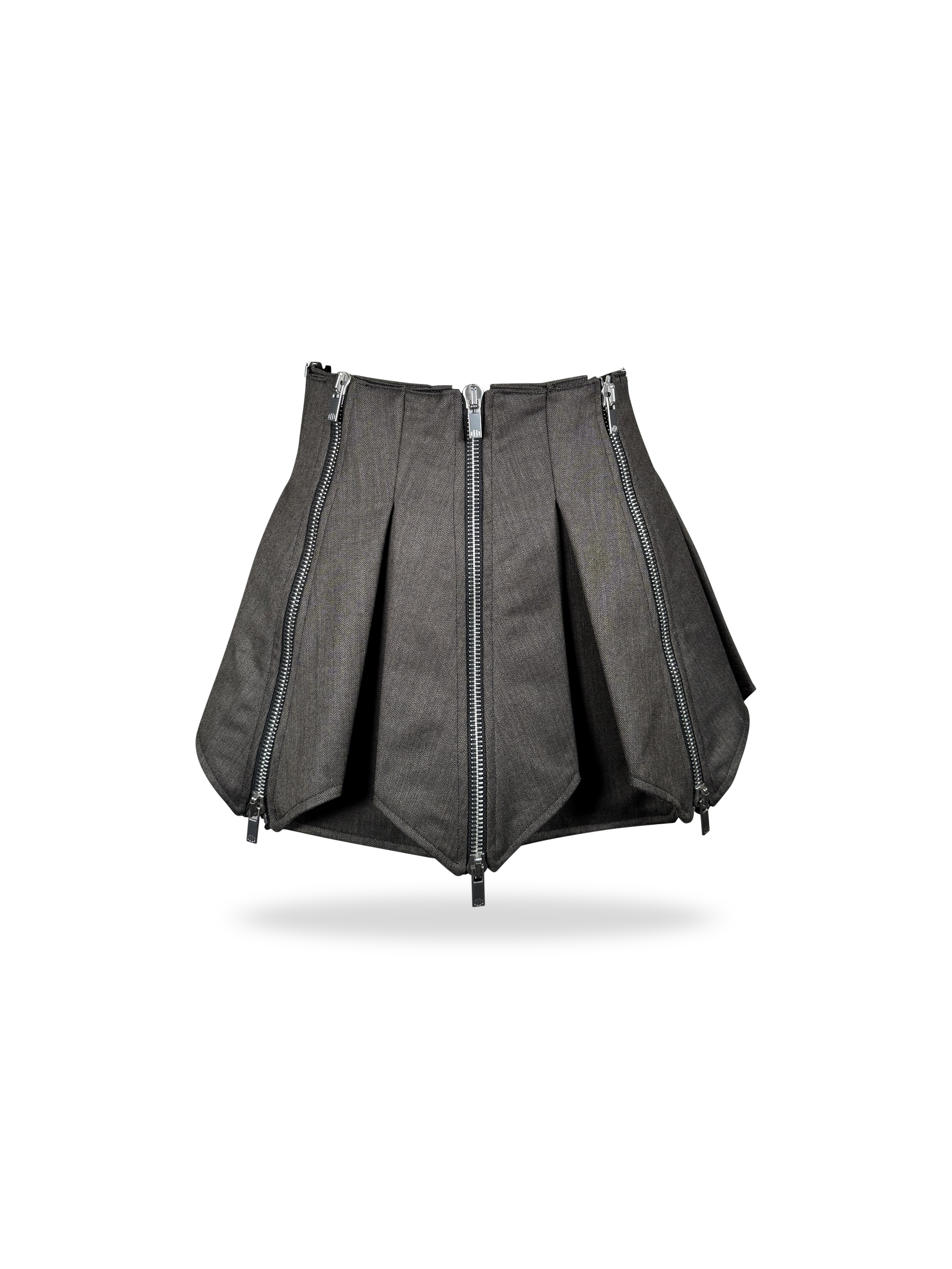 Mono Box Pleat Wool